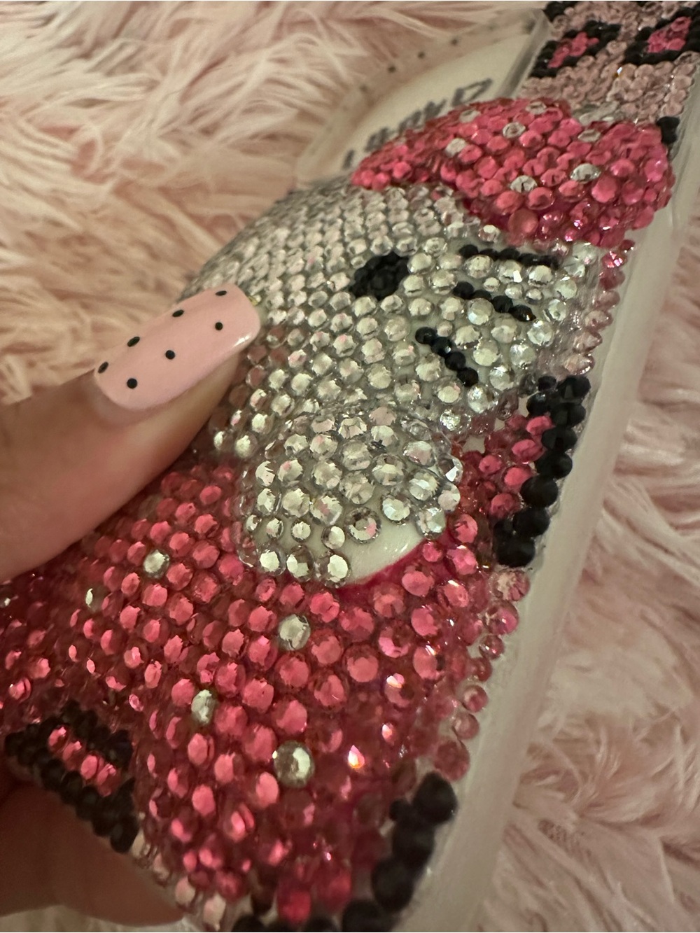 Hello Kitty Rhinestone iPhone 14 Pro Case - Picture 2 of 4